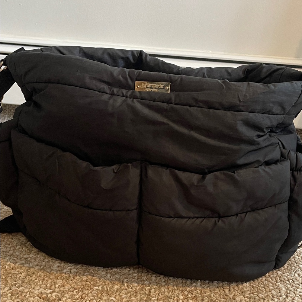 Kate Spade Black Quilted Tote